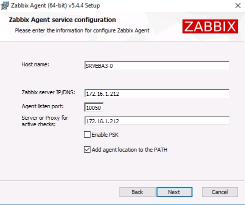 Zabbix Client